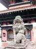 Непал, Храм Балкумари. Статуя льва, попирающего слона